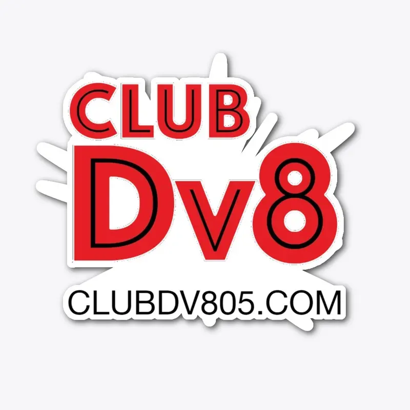 Club Dv8 Sticker